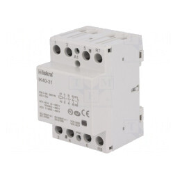 Contactor 4P 40A 230VAC 220VDC NC NO x3