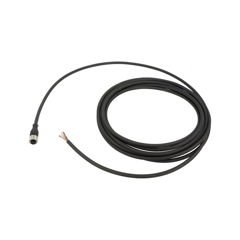 Cablu de Conectare M12 8 PIN 5m  -5÷80°C | Electronic-mag.ro | Componente Electronice