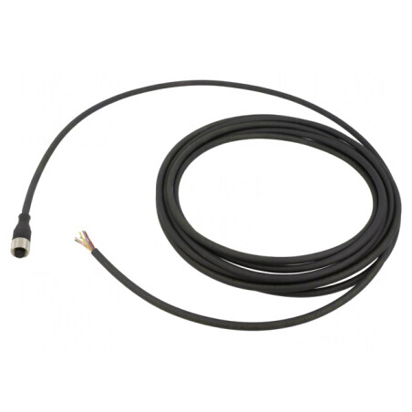Cablu de Conectare M12 8 PIN 5m  -5÷80°C | Electronic-mag.ro | Componente Electronice