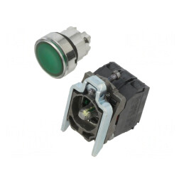 Comutator apăsare 22mm 1NC 1NO | Electronic-mag.ro | Componente Electronice
