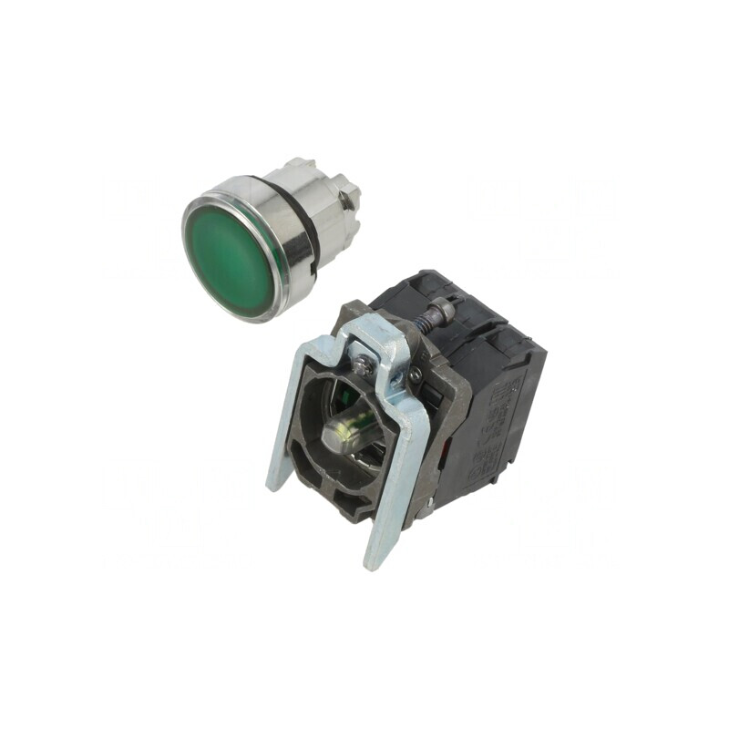 Comutator apăsare 22mm 1NC 1NO | Electronic-mag.ro | Componente Electronice