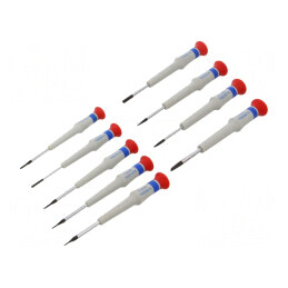 Set Șurubelnițe Precizie Plată 9 Buc. | Electronic-mag.ro | Componente Electronice