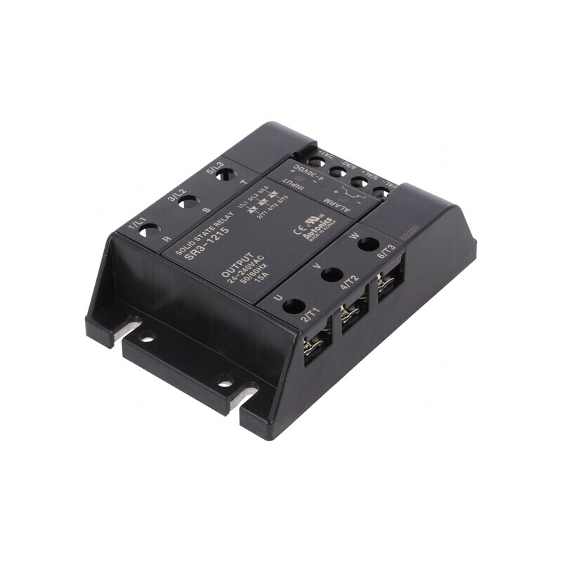 Releu Semiconductor 15A 24-240VAC 3-Fazat | Electronic-mag.ro | Componente Electronice