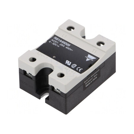 Releu Semiconductor 1-fazat 25A 42-440VAC 4-32VDC | Electronic-mag.ro | Componente Electronice