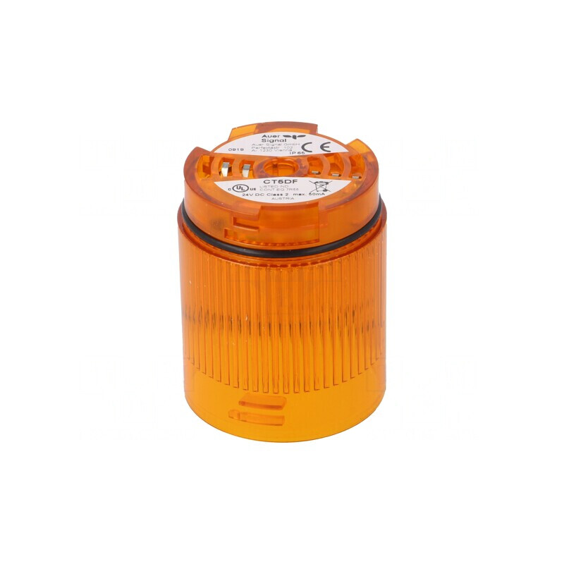 Semnalizator LED Portocaliu 24VDC IP65 Ø50x69mm | Electronic-mag.ro | Componente Electronice