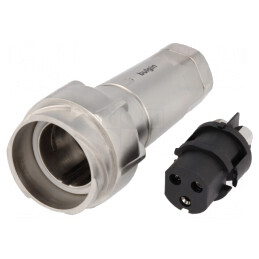 Conector circular 3 pini nichelat Buccaneer 7000 | Electronic-mag.ro | Componente Electronice