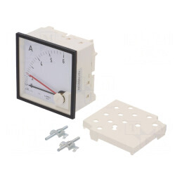Ampermetru pe panou 0-5A 96x96mm | Electronic-mag.ro | Componente Electronice