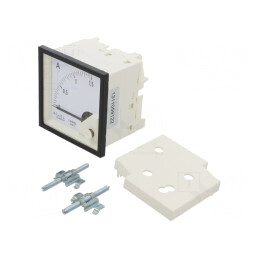 Ampermetru de Panou DC 0-1,5A Clasa 1,5 61mm 600V | Electronic-mag.ro | Componente Electronice