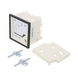 Ampermetru pe Panou DC 0-20A Clasa 1.5 61mm 600V MA17N | Electronic-mag.ro | Componente Electronice