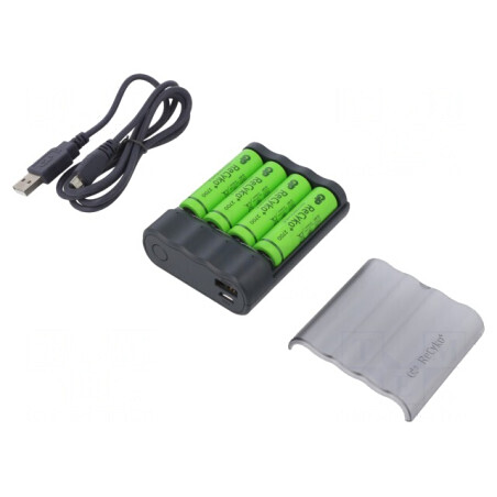 Încărcător pentru baterii reîncărcabile Ni-MH GP ReCyko AA/AAA 4x 2700mAh | Electronic-mag.ro | Componente Electronice