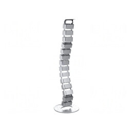 Canal de cablu flexibil argintiu 68mm x 800mm | Electronic-mag.ro | Componente Electronice