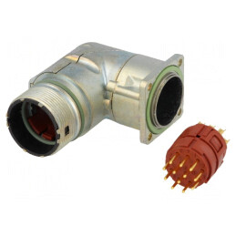 Conector M23 12 PIN Tată Lipire 90° Aurit EPIC KIT | Electronic-mag.ro | Componente Electronice