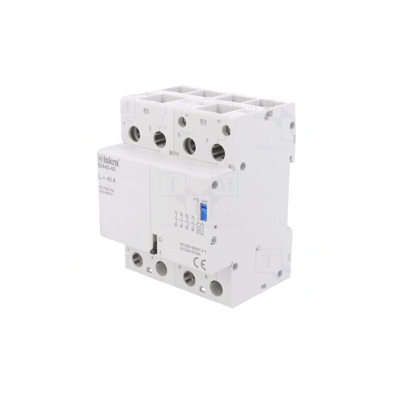 Releu bistabil pentru instalații IP20 40A NO x4 | Electronic-mag.ro | Componente Electronice Releu bistabil pentru instalații IP20 40A NO x4 | Electronic-mag.ro | Componente Electronice
