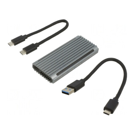 Carcasă hard disc M.2 USB 3.1 Aluminiu USB-C | Electronic-mag.ro | Componente Electronice
