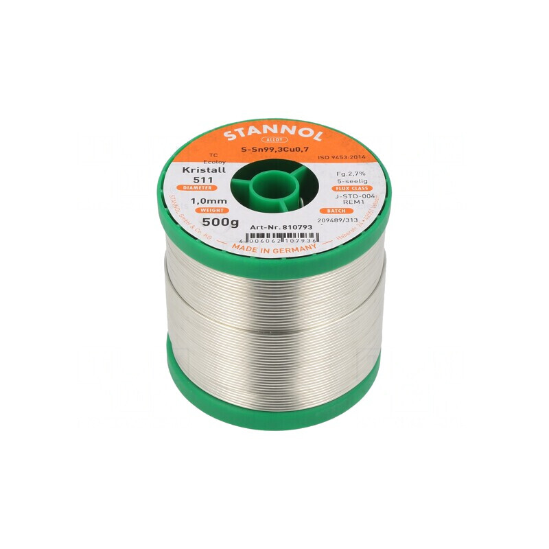 Sârmă de Lipit fără Plumb 1mm 0,5kg | Electronic-mag.ro | Componente Electronice Sârmă de Lipit fără Plumb 1mm 0,5kg | Electronic-mag.ro | Componente Electronice