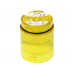 Semnalizator LED Galben 24VDC IP65 Ø50x69mm | Electronic-mag.ro | Componente Electronice