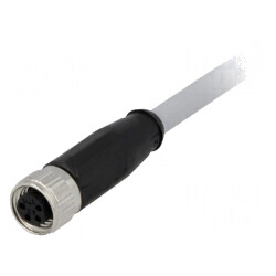 Conector M8 Mamă 4 PIN cu Cablu 7.5m PVC | Electronic-mag.ro | Componente Electronice