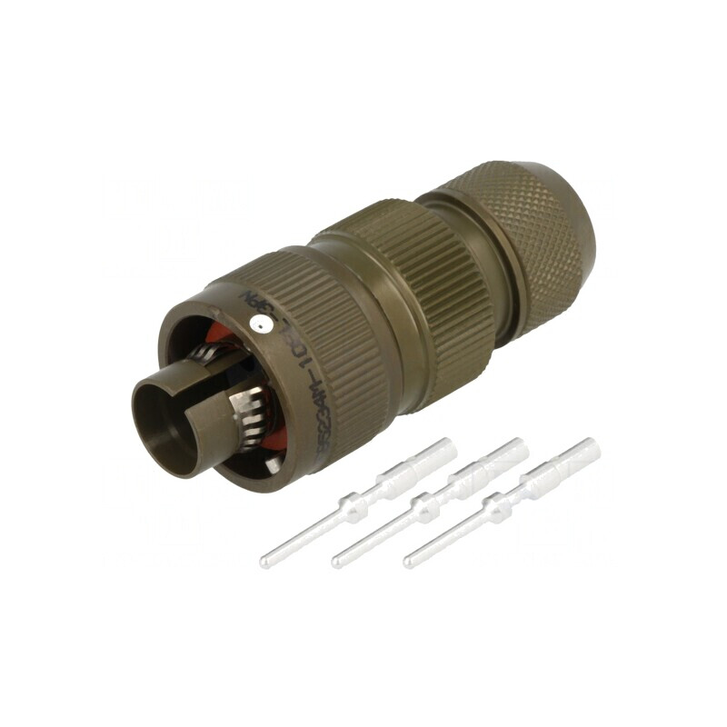Conector militar 10SL mufă tată 3 pini | Electronic-mag.ro | Componente Electronice