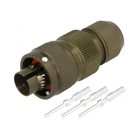 Conector militar 10SL mufă tată 3 pini | Electronic-mag.ro | Componente Electronice