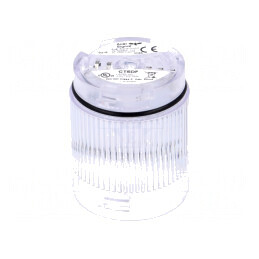 Semnalizator LED Transparent IP65 24VDC Ø50x69mm | Electronic-mag.ro | Componente Electronice
