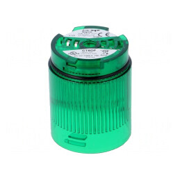 Semnalizator LED Verde 24V IP65 Ø50x69mm | Electronic-mag.ro | Componente Electronice