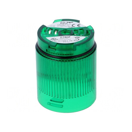 Semnalizator LED Verde 24V IP65 Ø50x69mm | Electronic-mag.ro | Componente Electronice