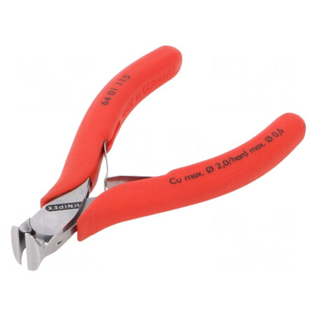 Clești frontali pentru tăiere, mânere din plastic, 115mm | Electronic-mag.ro | Componente Electronice