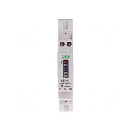 Contor Analog 1-Fază pentru Șină DIN 50Hz LE-01 | Electronic-mag.ro | Componente Electronice