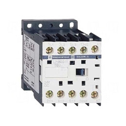 Contactor 4P NO 24VDC 12A DIN LP1K12004BD | Electronic-mag.ro | Componente Electronice