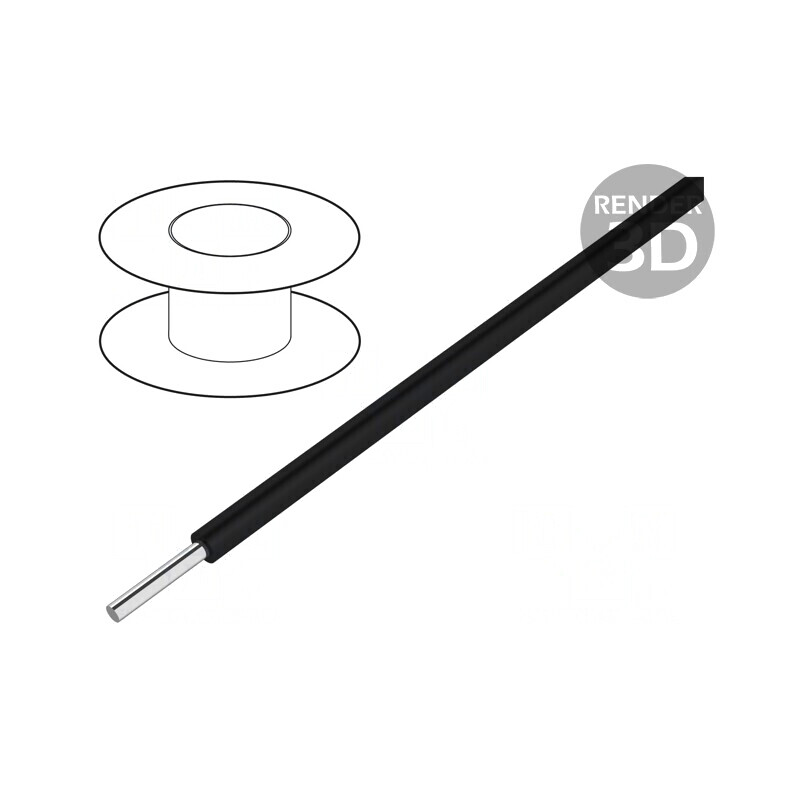 Cablu sârmă negru OFC 28AWG PVDF 100m 300V Kynar | Electronic-mag.ro | Componente Electronice Cablu sârmă negru OFC 28AWG PVDF 100m 300V Kynar | Electronic-mag.ro | Componente Electronice