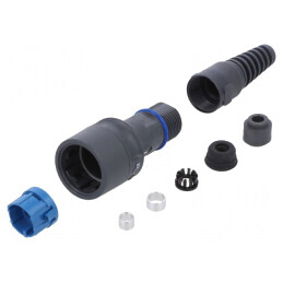 Conector fibră optică duplex monomod tip baionetă | Electronic-mag.ro | Componente Electronice