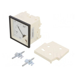 Ampermetru pe panou I DC -50÷0A, 0÷50A, Clasa 1.5, 61mm | Electronic-mag.ro | Componente Electronice