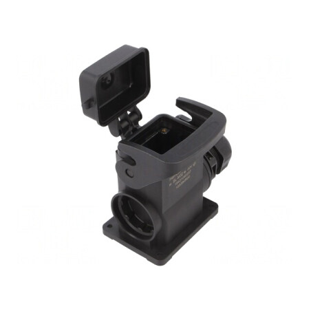 Carcasă pentru conectori HDC Han-Eco B dimensiune 6B drept | Electronic-mag.ro | Componente Electronice