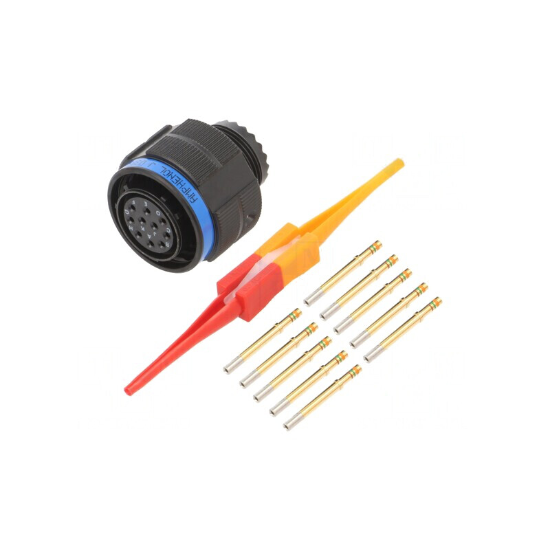 Conector Militar Dimensiune 13 MIL-DTL-38999 Series III Mufă | Electronic-mag.ro | Componente Electronice