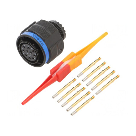 Conector Militar Dimensiune 13 MIL-DTL-38999 Series III Mufă | Electronic-mag.ro | Componente Electronice