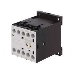 Contactor 3P NO cu 3 Contacte Auxiliare NO 12VDC 9A | Electronic-mag.ro | Componente Electronice