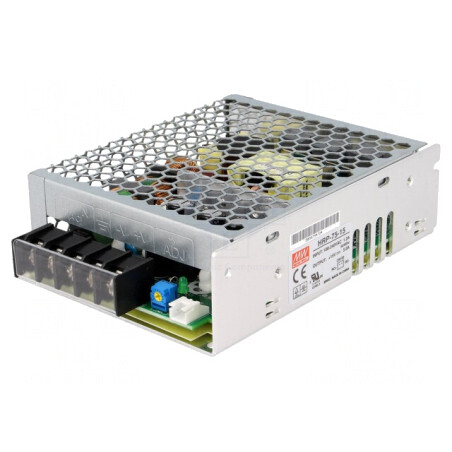 Alimentator Modular Încastrabil 75W 15VDC 5A | Electronic-mag.ro | Componente Electronice