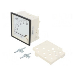 Voltmetru Panou 0-100mV 600V 96x96mm | Electronic-mag.ro | Componente Electronice