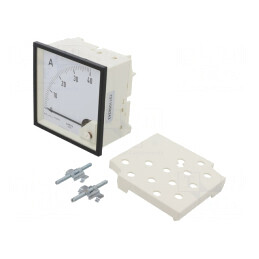 Ampermetru Panou DC 0-40A Clasa 1.5 95mm 600V | Electronic-mag.ro | Componente Electronice
