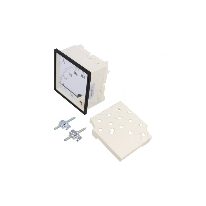 Ampermetru Panou DC 0-200A 95mm Clasa 1.5 600V | Electronic-mag.ro | Componente Electronice Ampermetru Panou DC 0-200A 95mm Clasa 1.5 600V | Electronic-mag.ro | Componente Electronice