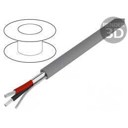 Cablu Alpha Essential C&C 2x22AWG Ecranat PVC | Electronic-mag.ro | Componente Electronice