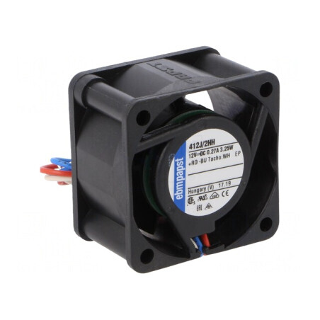Ventilator DC axial 12V 40x40x25mm | Electronic-mag.ro | Componente Electronice