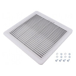 Filtru IP54 gri deschis 224x224mm | Electronic-mag.ro | Componente Electronice