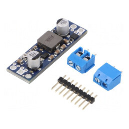 Convertor: step up | Uieş: 4÷12V | Uintr: 2,9÷12V | 5A | 80÷95% | 4-12V STEP-UP VOLTAGE REGULATOR U3V50ALV