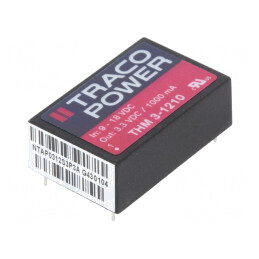 Convertor DC/DC 3W 9-18V la 3.3V 1000mA DIP24 | Electronic-mag.ro | Componente Electronice