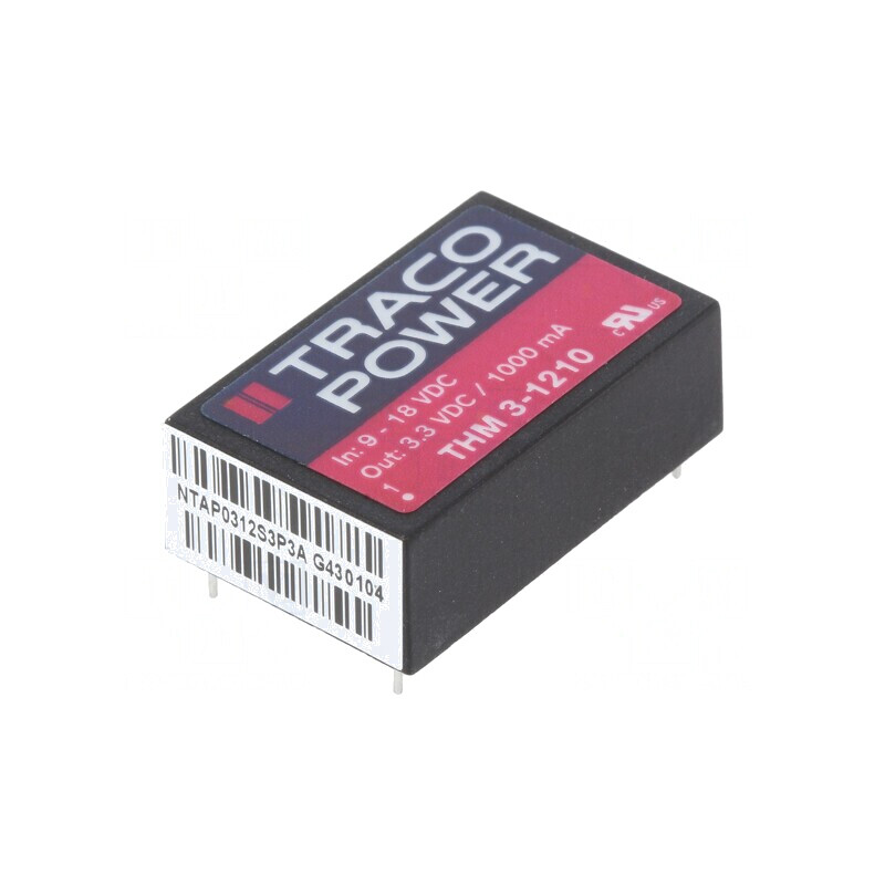 Convertor DC/DC 3W 9-18V la 3.3V 1000mA DIP24 | Electronic-mag.ro | Componente Electronice Convertor DC/DC 3W 9-18V la 3.3V 1000mA DIP24 | Electronic-mag.ro | Componente Electronice