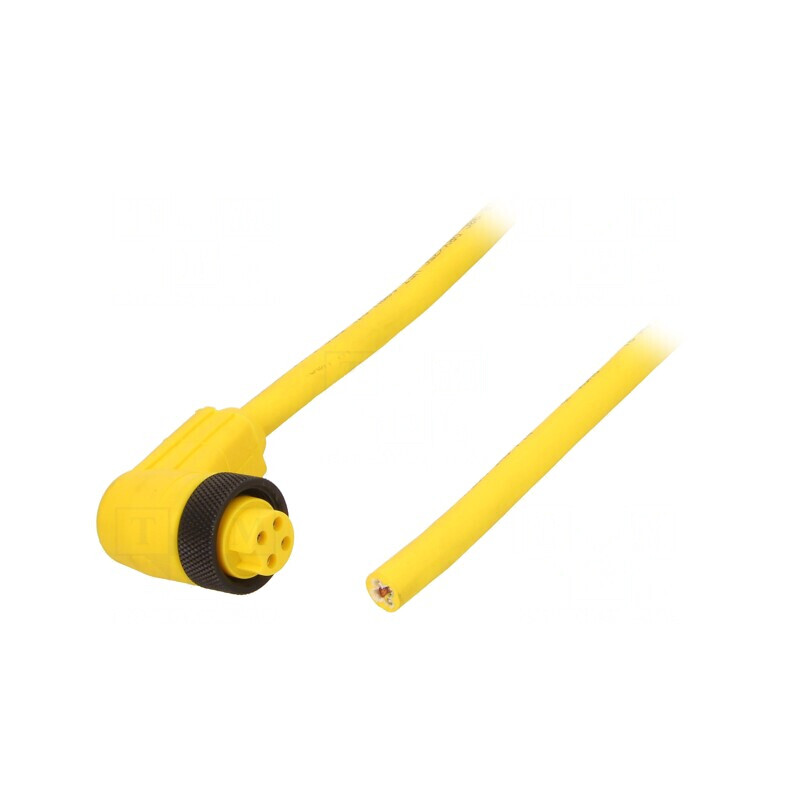 Cablu de conectare 7/8” 4 pini unghi 3m | Electronic-mag.ro | Componente Electronice