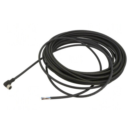 Cablu Conectare M8 4PIN Unghi 10m 60VAC 4A 75VDC | Electronic-mag.ro | Componente Electronice