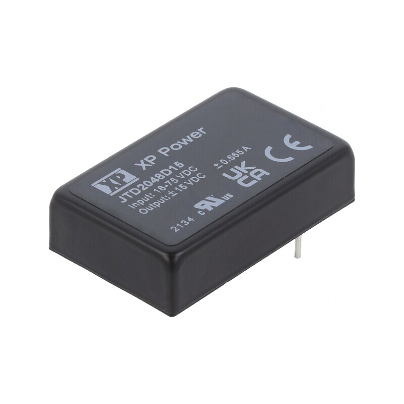 Convertor DC/DC 20W 18-75V la 15V/-15V | Electronic-mag.ro | Componente Electronice