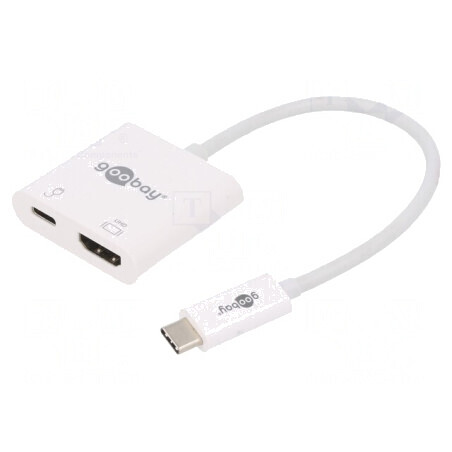 Adaptor HDMI 2.0 USB 3.0 0.15m Alb 60W | Electronic-mag.ro | Componente Electronice
